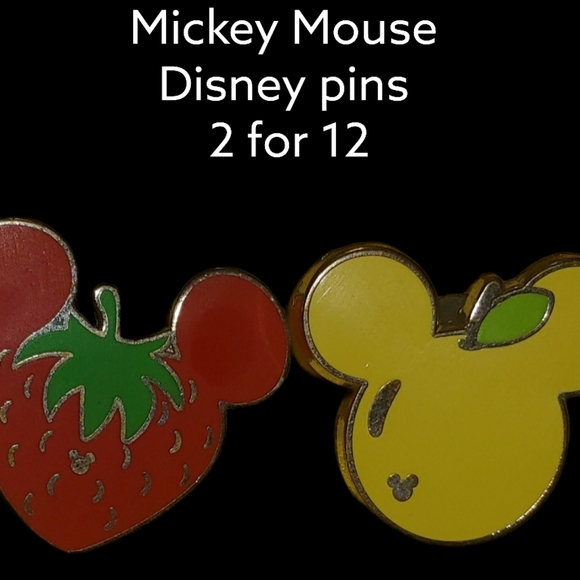 2 Bundle Mickey Mouse Pins - Picture 4 of 7